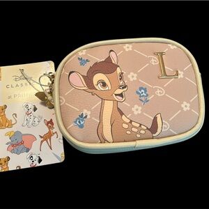 Disney Bambi women’s CoinPurse Blue and Cream “L”